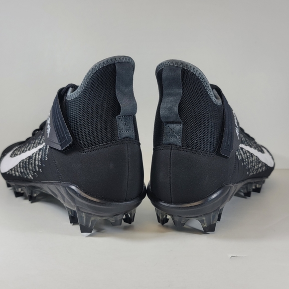 Nike Alpha Menace Pro 2 Mid Black/White Football Cleat Mens Sizs AQ3209 002 - Picture 8 of 10